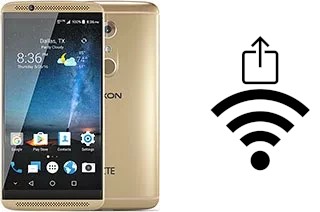 How to generate a Wi-Fi QR code on an ZTE Axon 7