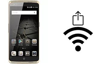 How to generate a QR code with the Wi-Fi password on a ZTE Axon Elite