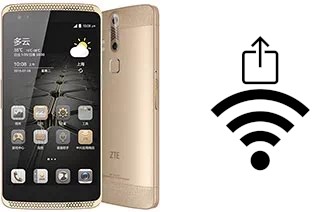 How to generate a QR code with the Wi-Fi password on a ZTE Axon Lux