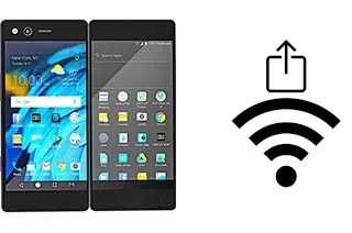 How to generate a QR code with the Wi-Fi password on a ZTE Axon M