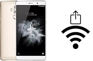 How to generate a QR code with the Wi-Fi password on a ZTE Axon 7 Max