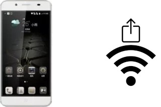 How to generate a QR code with the Wi-Fi password on a ZTE Blade A610 Plus