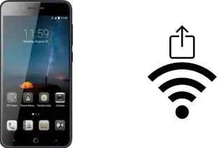 How to generate a QR code with the Wi-Fi password on a ZTE Blade A612