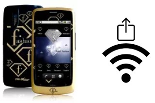 How to generate a QR code with the Wi-Fi password on a ZTE FTV Phone