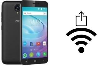 How to generate a QR code with the Wi-Fi password on a ZTE Blade l7A