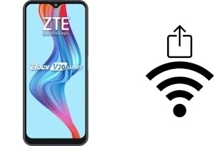 How to generate a Wi-Fi QR code on an ZTE Blade V20 Smart