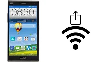 How to generate a QR code with the Wi-Fi password on a ZTE Grand X Max+