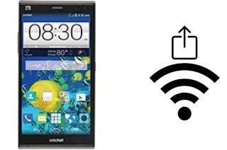 How to generate a QR code with the Wi-Fi password on a ZTE Grand Xmax