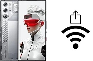 How to generate a QR code with the Wi-Fi password on a ZTE nubia Red Magic 9S Pro+