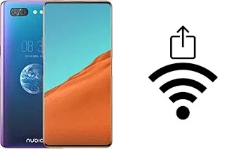 How to generate a QR code with the Wi-Fi password on a ZTE nubia X