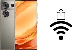 How to generate a Wi-Fi QR code on an ZTE nubia Z50 Ultra