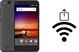 How to generate a QR code with the Wi-Fi password on a ZTE Tempo X