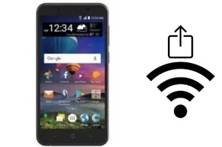 How to generate a QR code with the Wi-Fi password on a ZTE ZFive G LTE