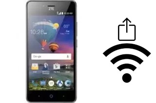 How to generate a QR code with the Wi-Fi password on a ZTE ZFive L LTE